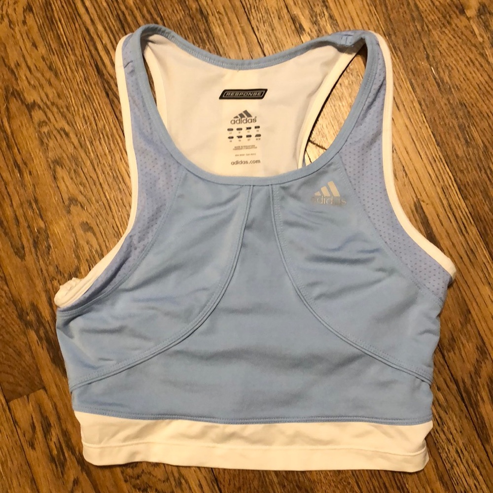 Adidas crop top activewear tank